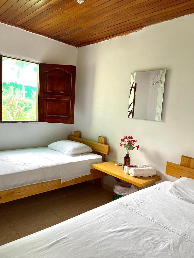 Ecohostal Palmares Del Rio Guachaca Buitenkant foto